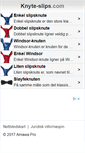Mobile Screenshot of knyte-slips.com